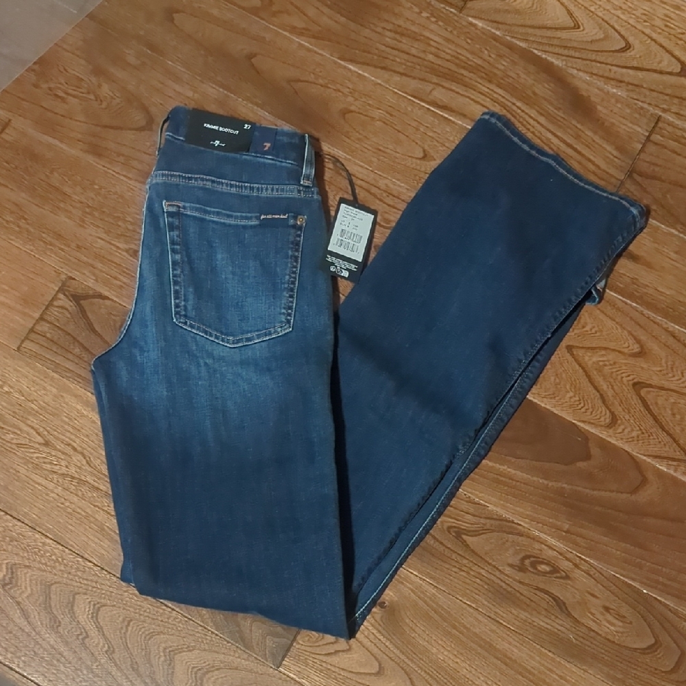 7 For All Mankind Indigo Denim Jeans